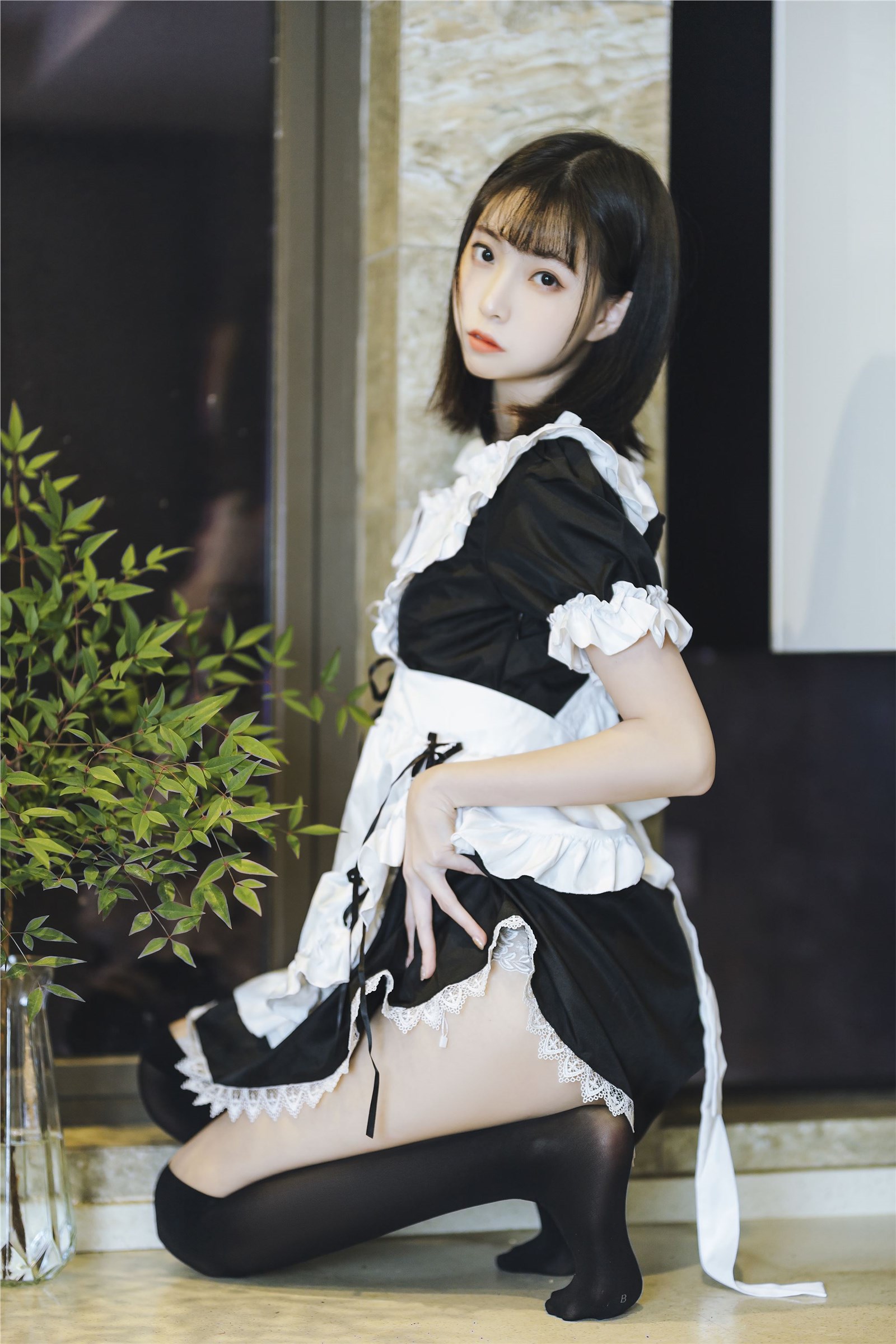 Xu LAN short skirt maid(39)